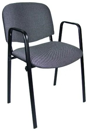 Konferenčná stolička ISO s područkami C51 – oranžová