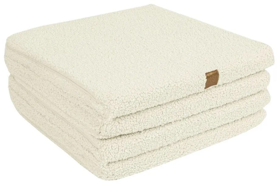 Krémová detská hracia podložka 120x120 cm – Meowbaby