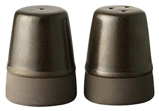 Raw Metallic Brown- SALT&amp;PEPPER - 1 SET