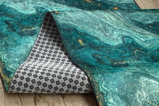 Protišmykový behúň LOTUS SHADOWS 37750 zelený