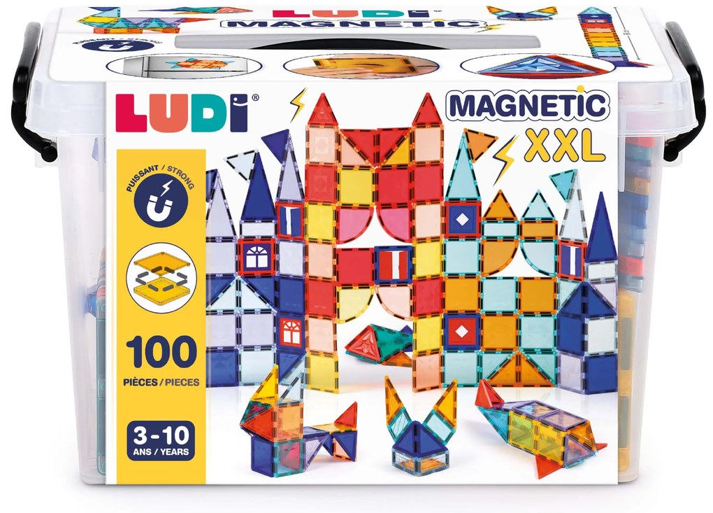 Magnetická stavebnica XXL 100 ks