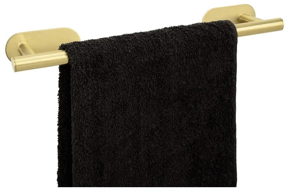 Samodržiaci držiak na uteráky z nerezovej ocele Orea Gold – Wenko