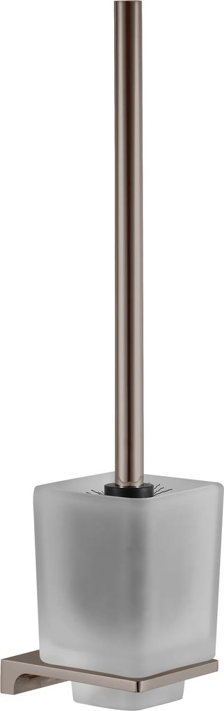 Slezák - RAV WC kefa, sklenená miska NIL - NLA0500MGL, Metal Grey lesk