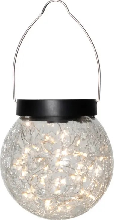 Závesný solárny lampáš GLORY 13 cm