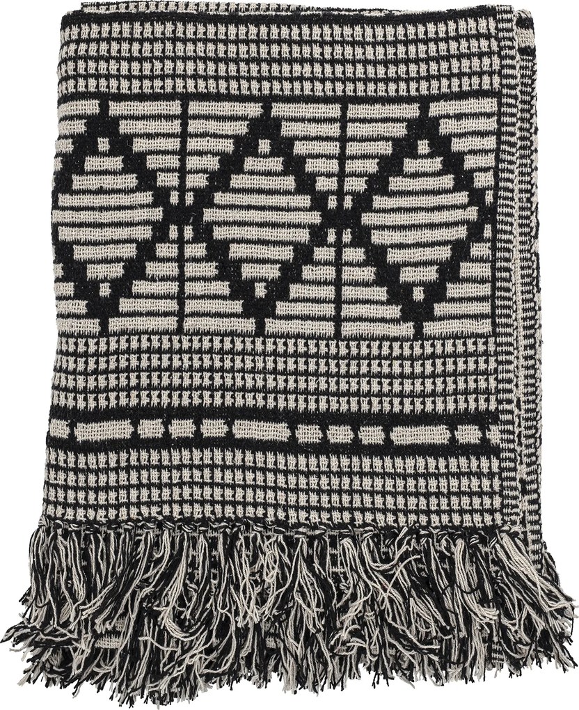 Bloomingville Prehoz vzorovany z recyklovanej bavlny - Cutte Throw