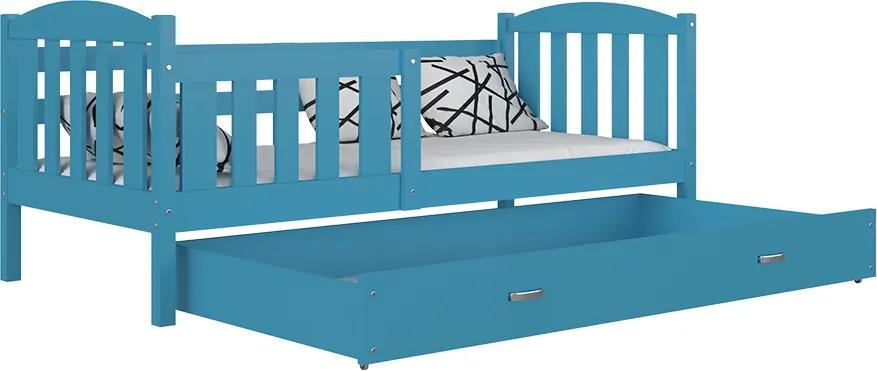 GL Kubus detská posteľ 190x80 modrá color