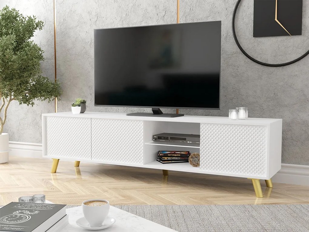 TV stolík 175 Asporiz 01, Farba: čierna