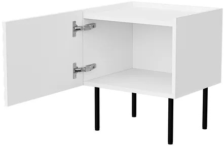 Set 2 nočných stolíkov Grotzi 1D (biela + čierna) . Vlastná spoľahlivá doprava až k Vám domov. 1105882