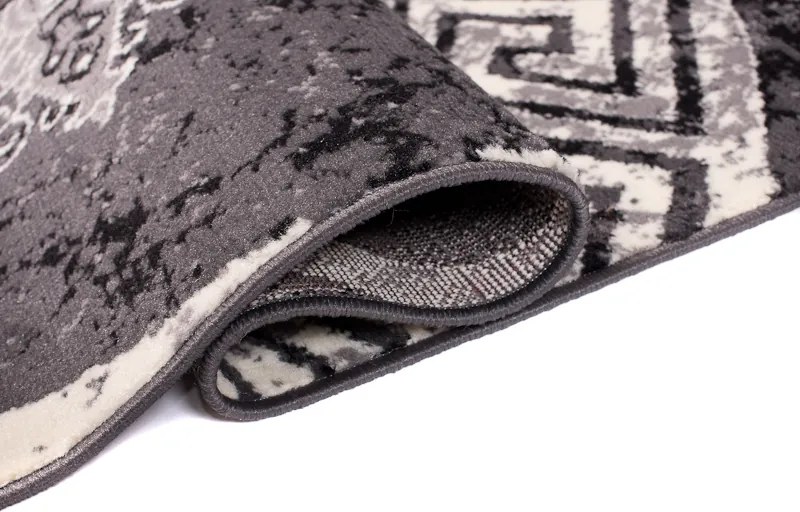 TA Koberec K870A DARK GRAY CHEAP PP CRM Sivý (tmavý) Obdĺžnikový Rozmer: 60x100 cm