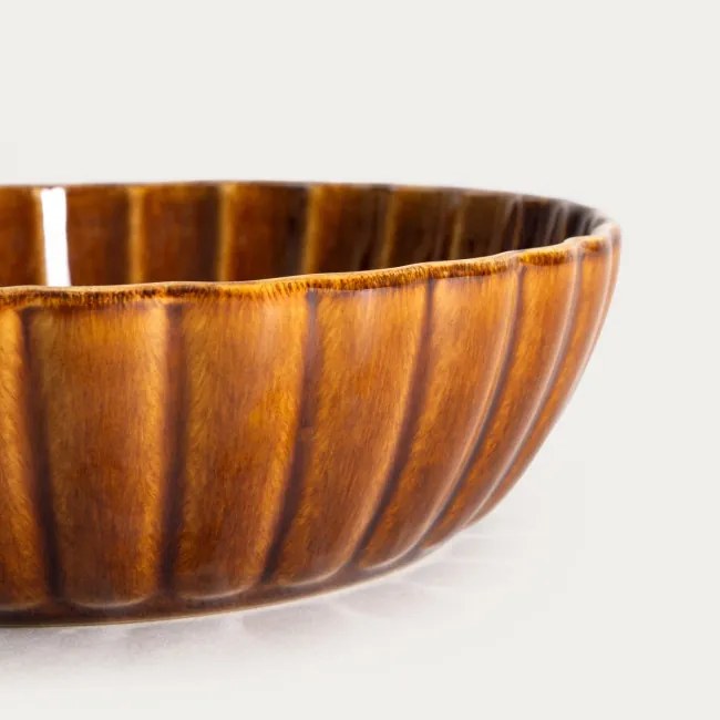 Dekoračná miska MELIDA 750373 hnedá