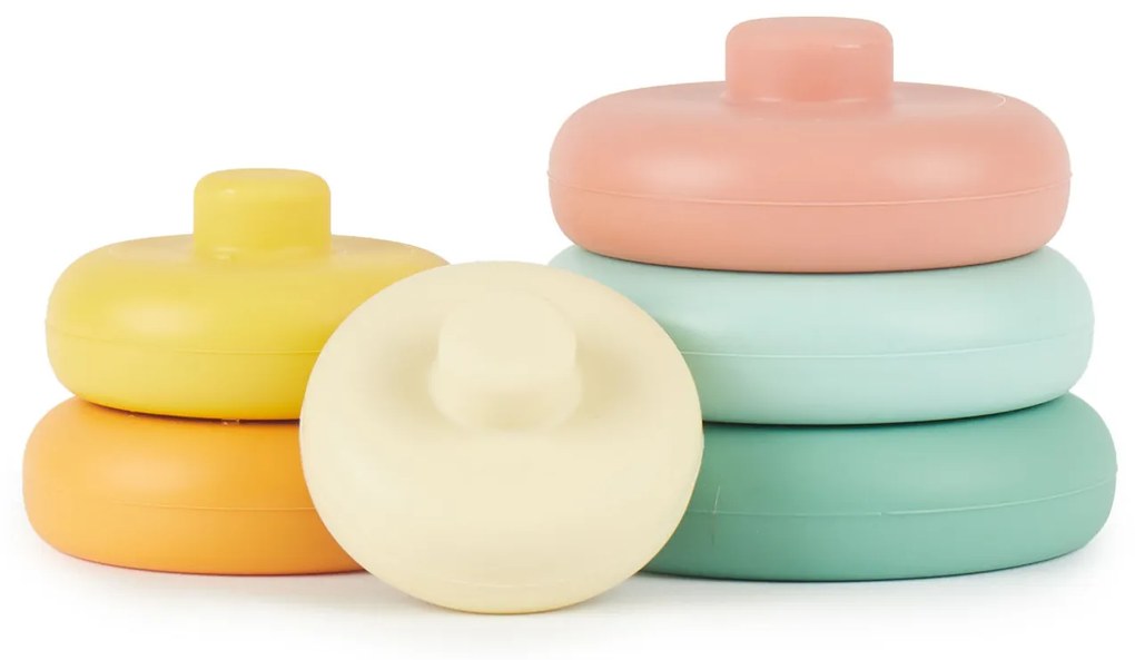 Bieco - Silikónová stohovacia veža - Tropical Vibe