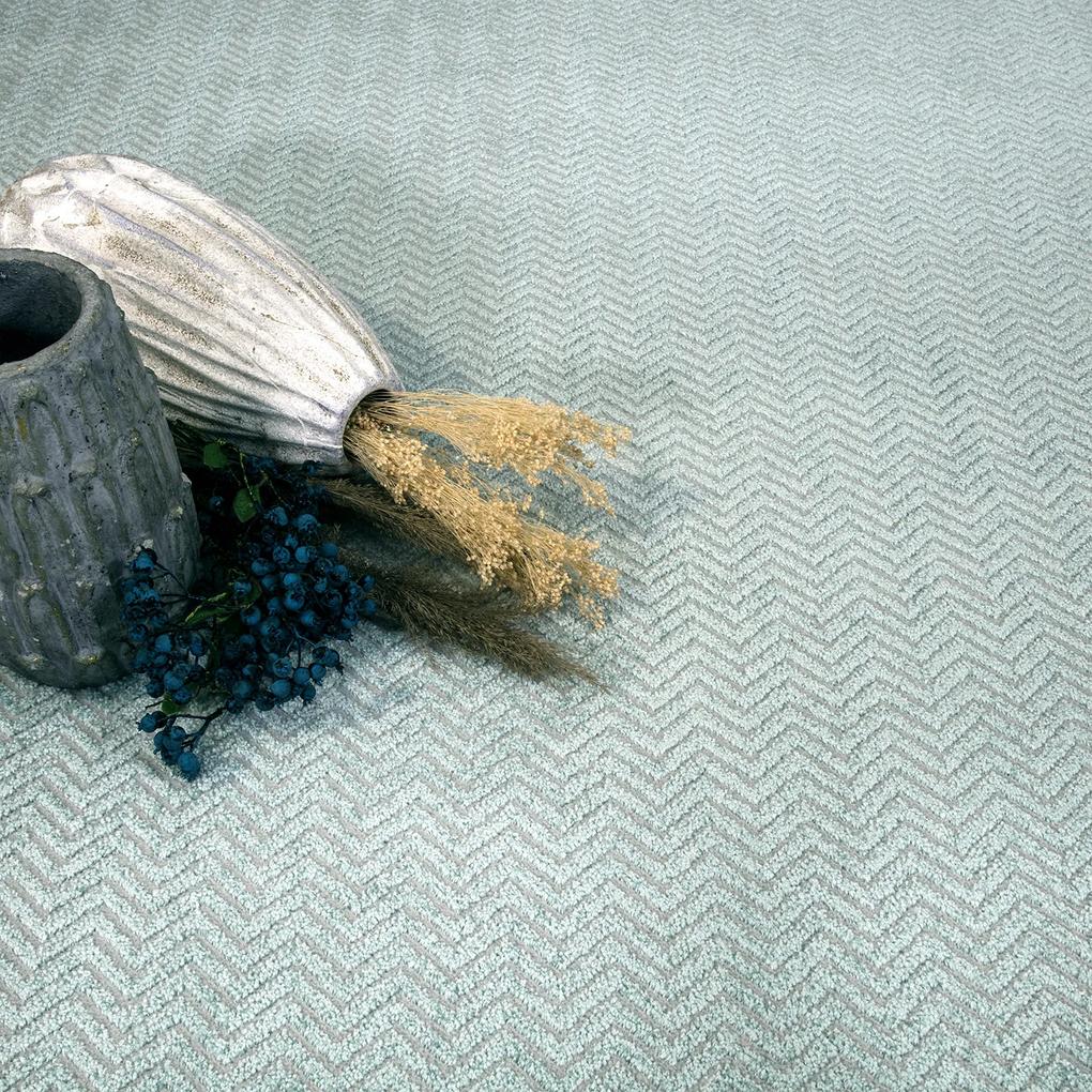 Dekorstudio Jednofarebný koberec FANCY 805 - mentolový Rozmer koberca: 200x290cm