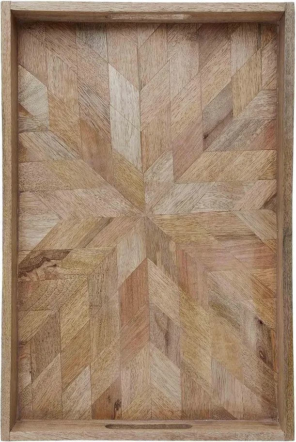 MANGO DAYS Podnos intarzovaný 46 x 31 cm