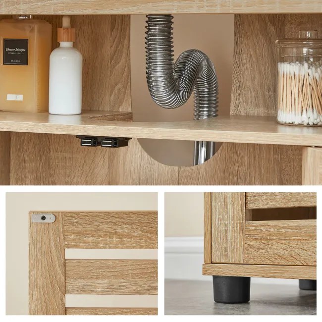 Skrinka pod umývadlo OSKAR BBK004B11 hnedá