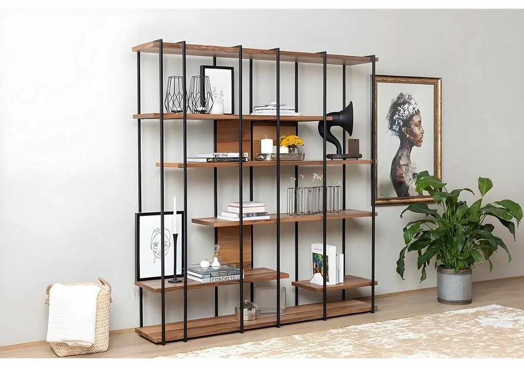 Regálová jednotka Cooper Walnut
