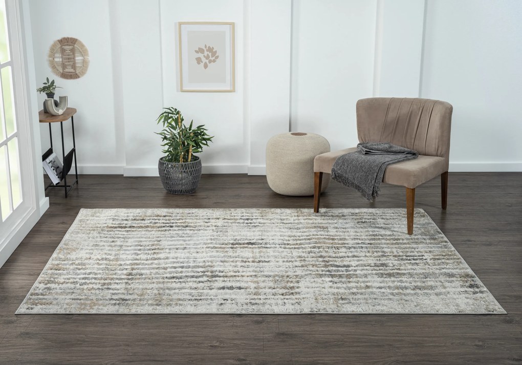 My Flair, Kusový koberec My Soul creme, 200x290, šedá, chodba / predsieň