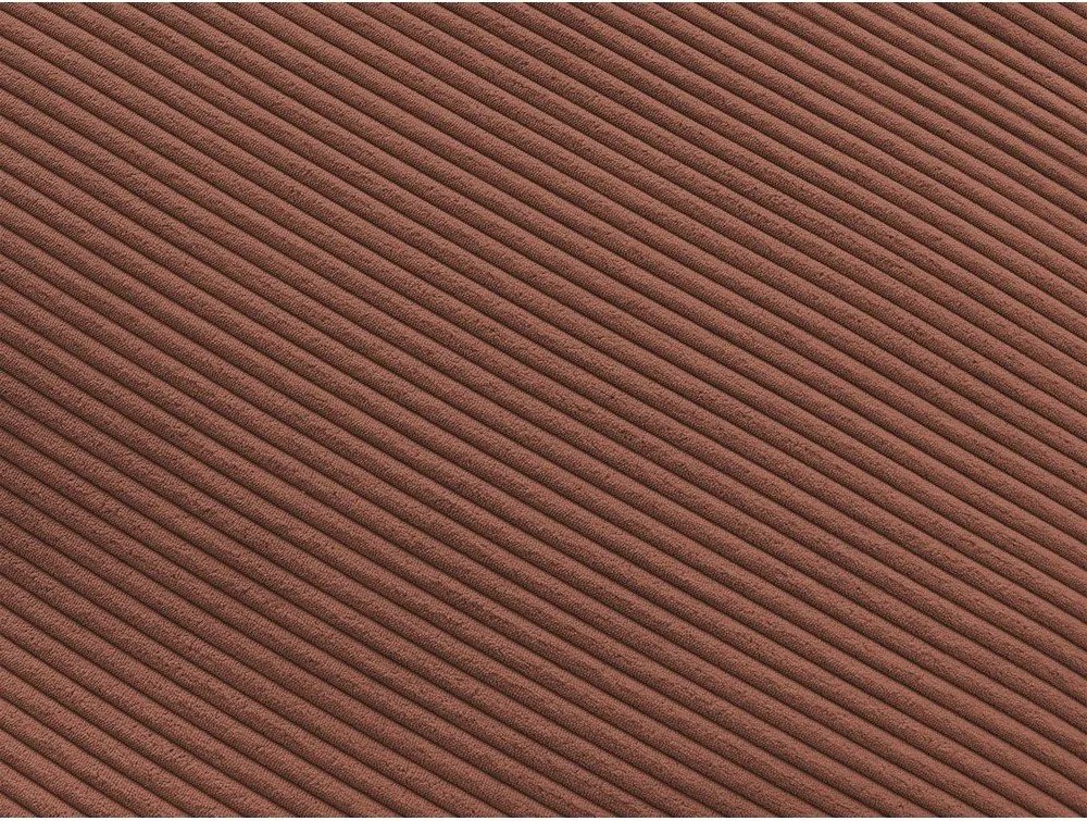 Oranžová menčestrová rohová pohovka Belair – Bobochic Paris