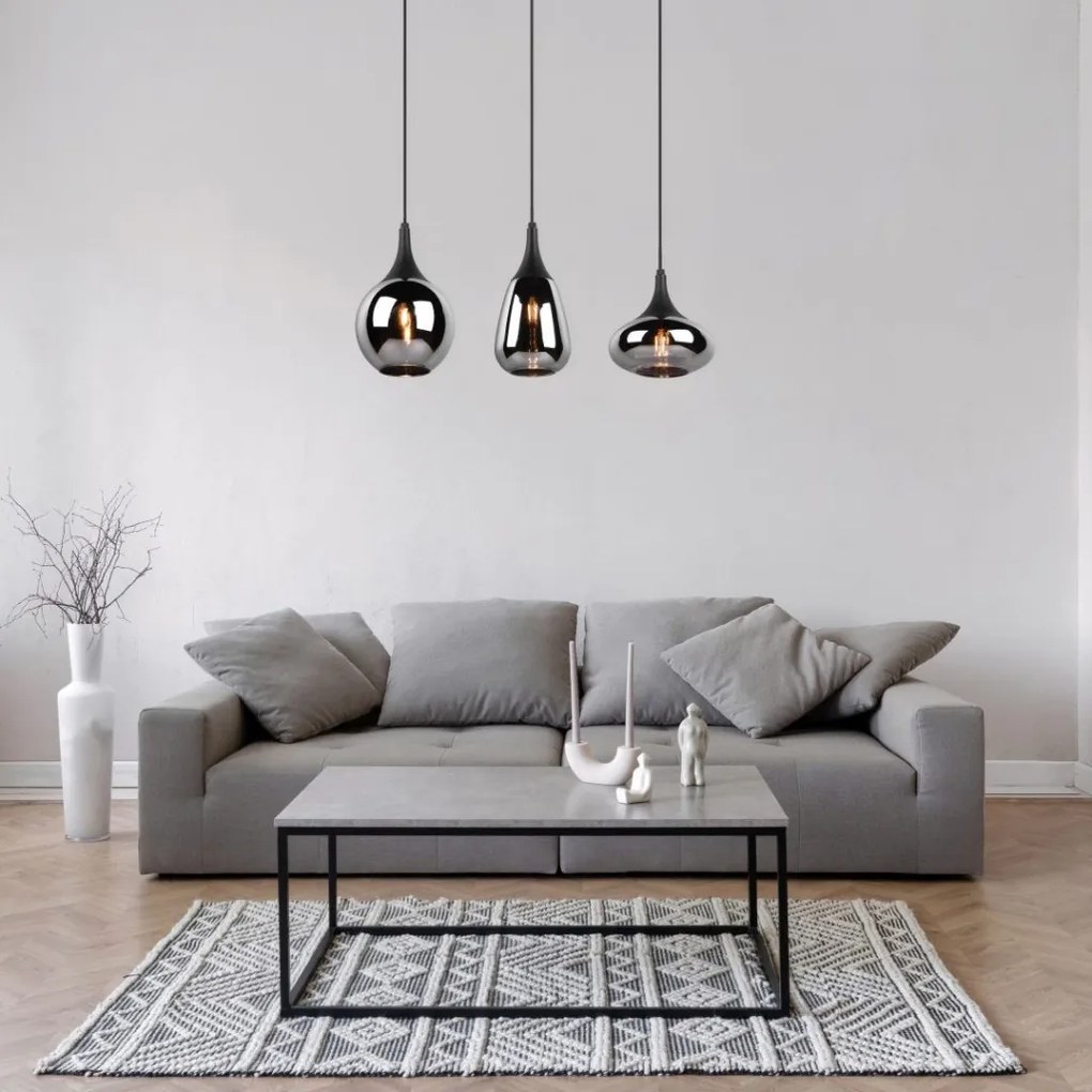 Závesné stropné osvetlenie Lumina 68 cm, 3 svietidlá