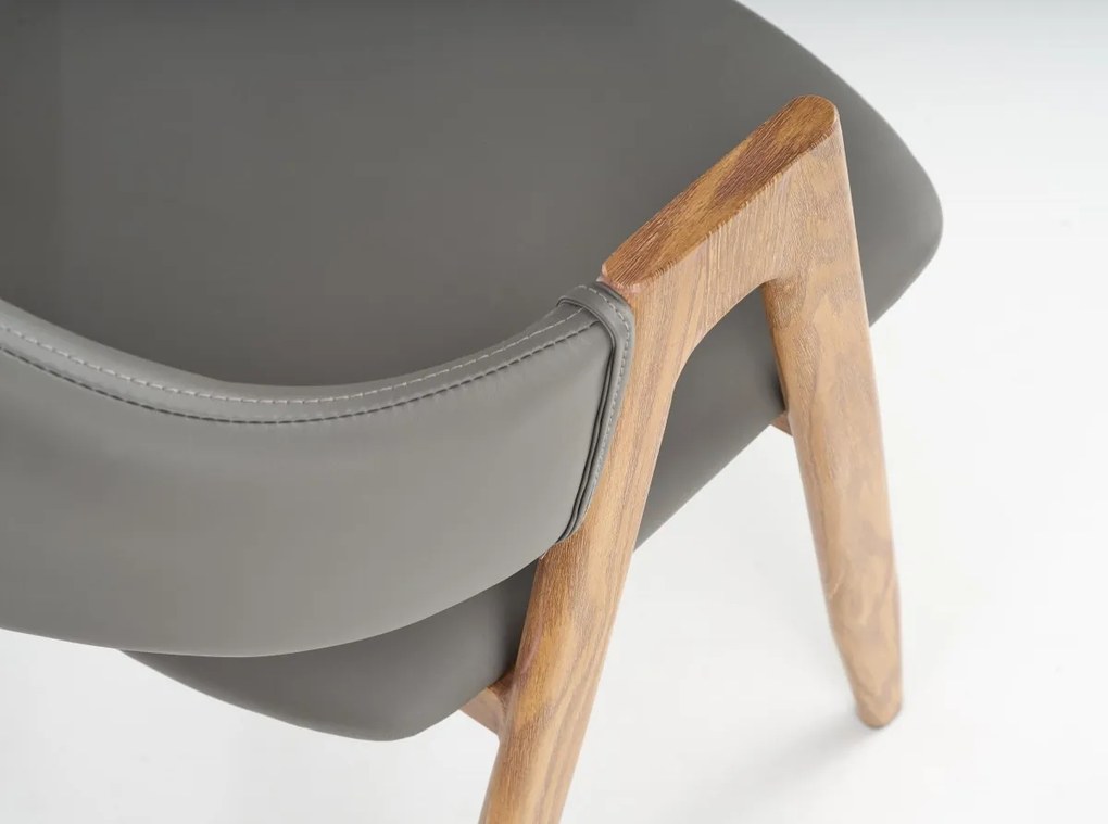 Dizajnová stolička Meno sivá