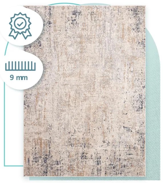 Koberec Pula Z285B svetlosivý / béžový