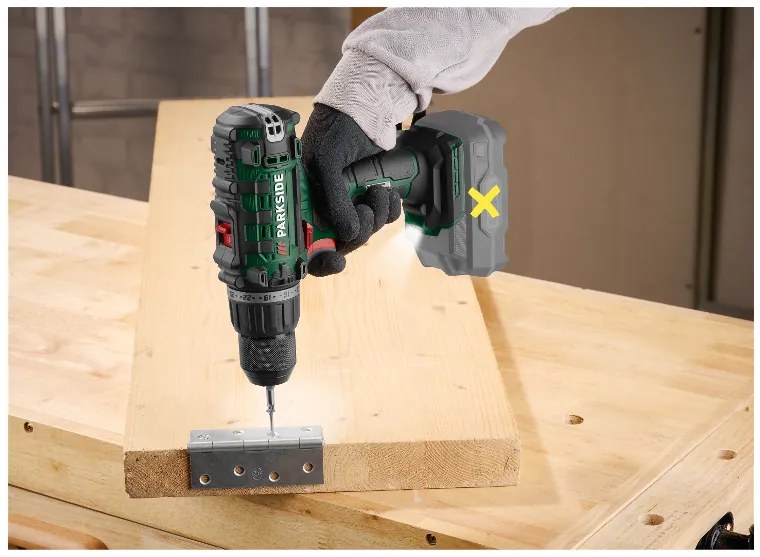 Parkside®  Aku vŕtací skrutkovač Pabs 20-Li I9 + Akumulátor 20 V/2 Ah PAP 20 B1 + Nabíjačka na akumulátor 20 V/2,4 A PLG 20 C1  (800011188)