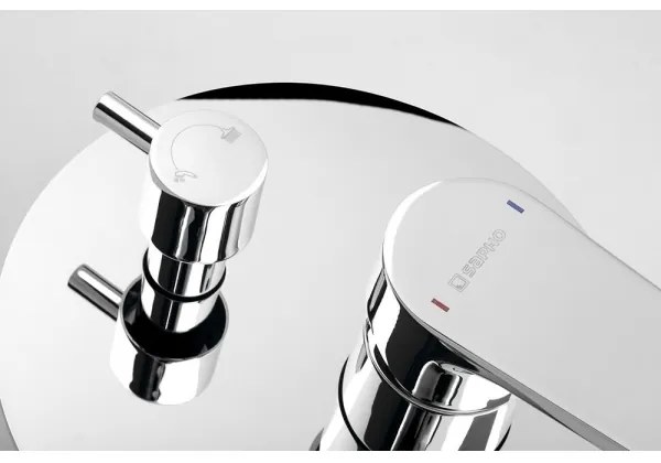 Sapho - sprchová batéria KAI pre podomietkovú inštaláciu, lesklý chróm