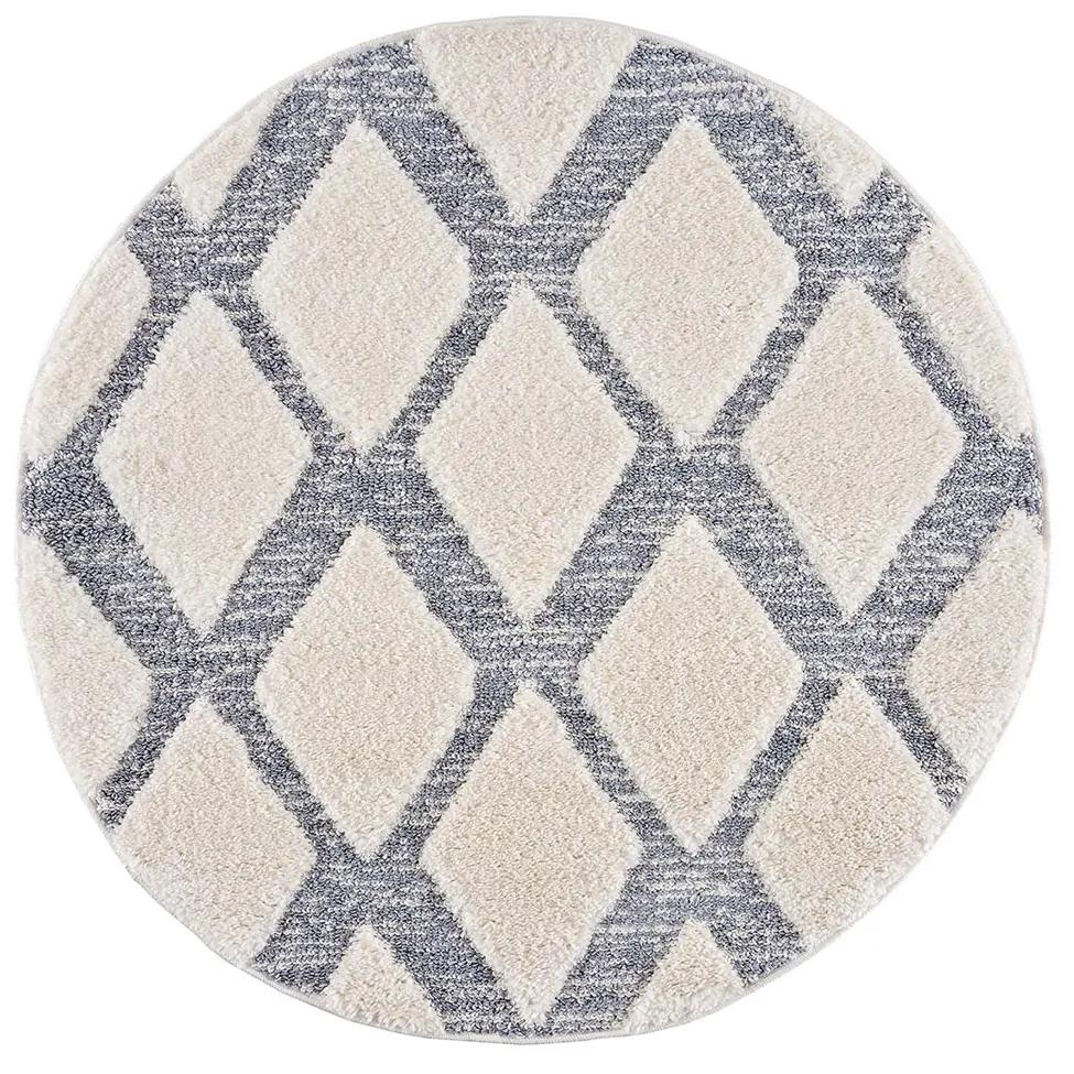 Dekorstudio Moderný okrúhly koberec FOCUS 4497 sivý Priemer koberca: 160cm