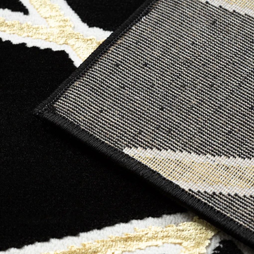 Kusový koberec Allure 1964 black/gold, 120x170, čierna, kancelária, Dywany Łuszczów
