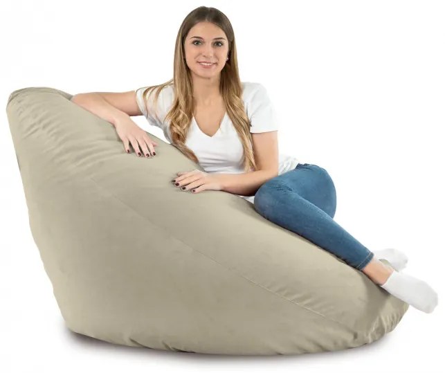 Sedací vak DROP XXL perla