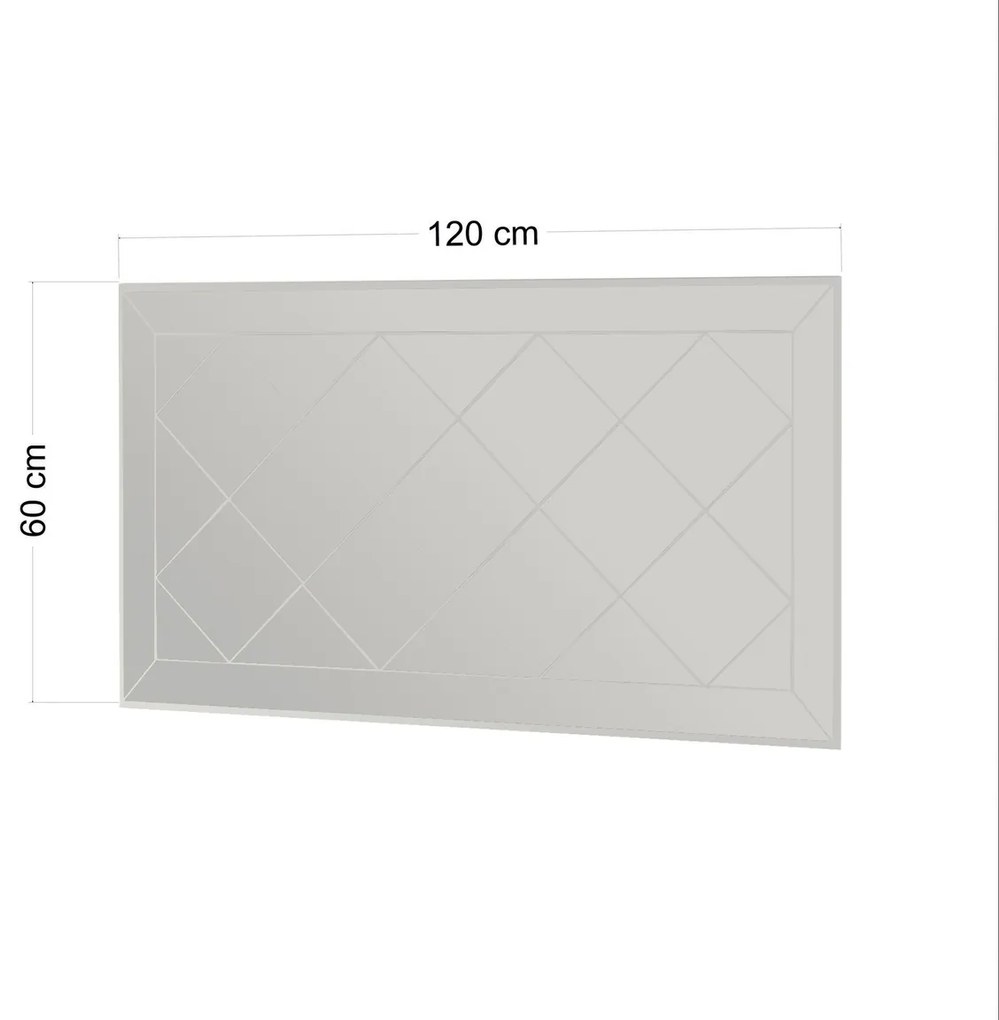 Zrkadlo Pauli White 60 x 120 cm