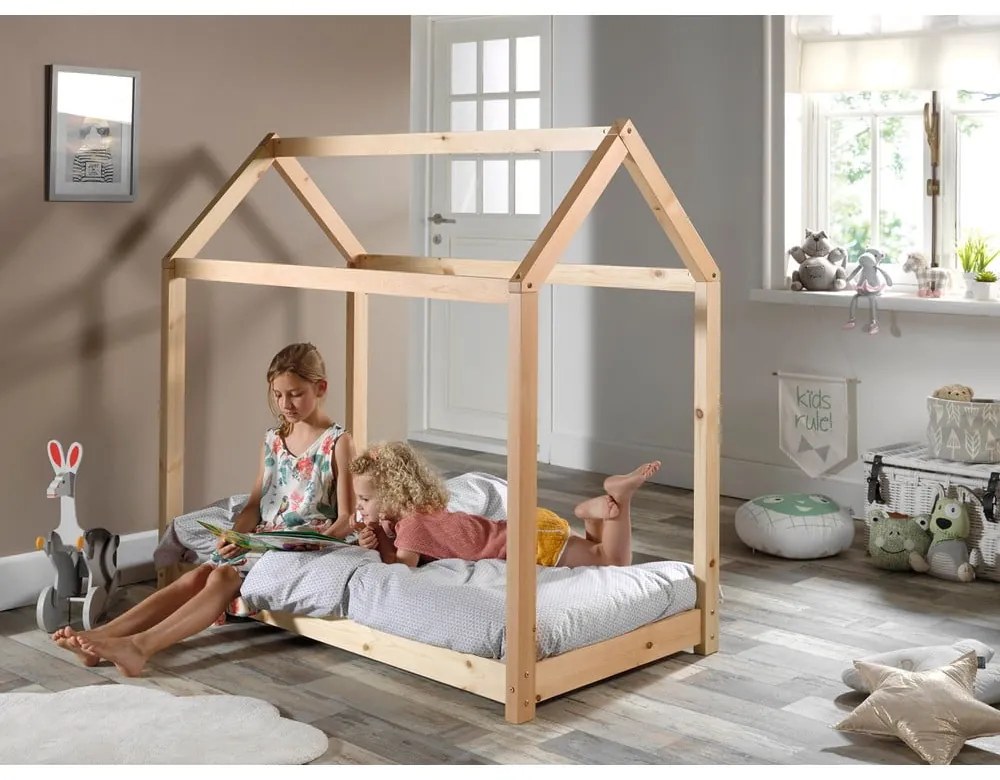 Detská domčeková posteľ Vipack Cabane, 70 x 140 cm