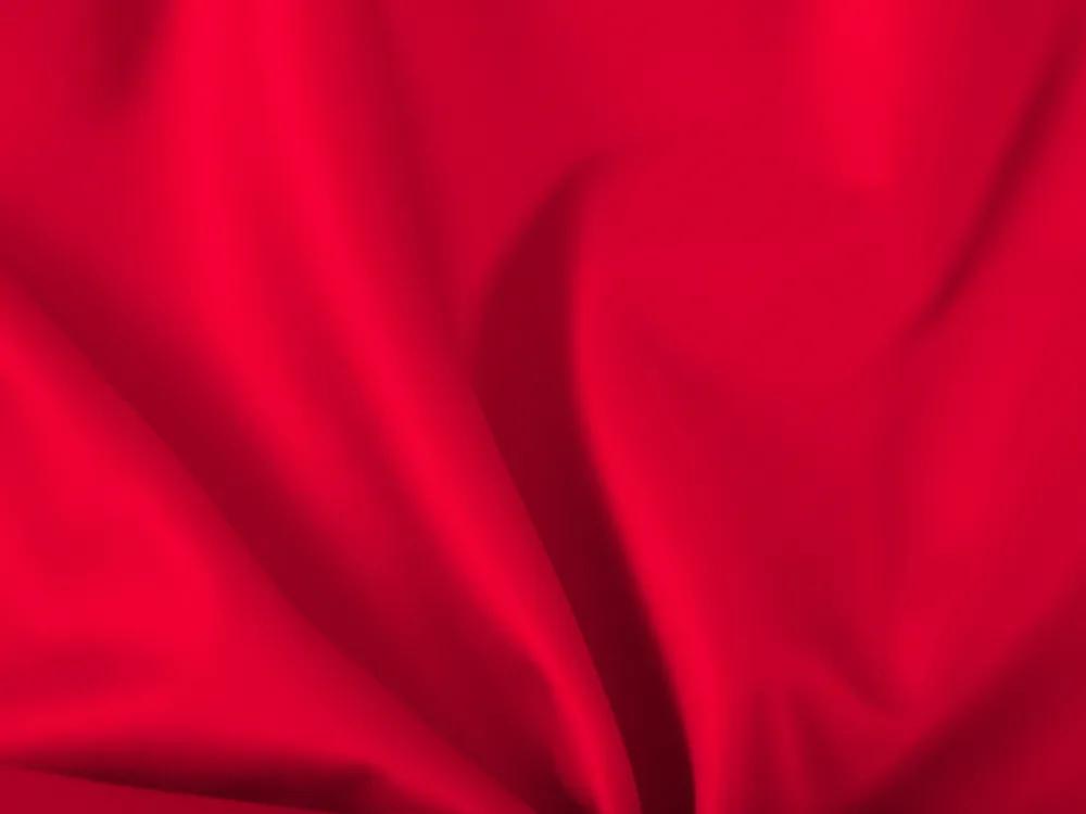 Biante Obdĺžnikový bavlněný saténový ubrus ST-010 Sýto červený 100x160 cm