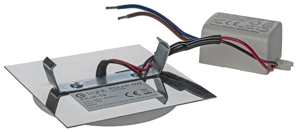 Schodiskové LED svietidlo Polar, 1x LED 0,6w, 3000k, s