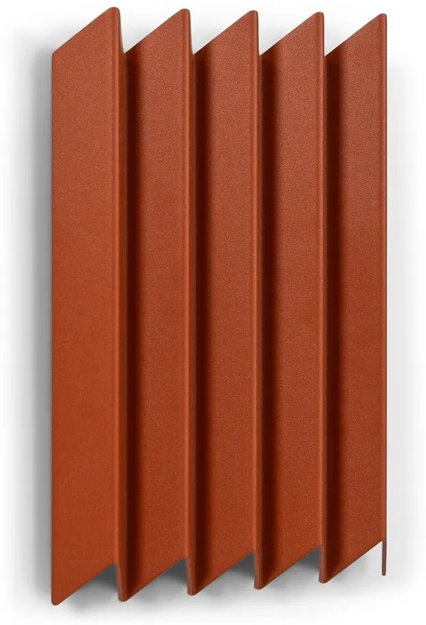 Kovový nástenný vešiak v terakotovej farbe 21 cm Sensu – Spinder Design