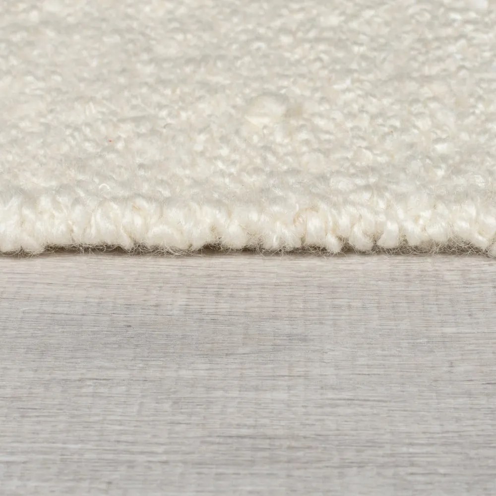 Krémový/v prírodnej farbe ručne tkaný koberec s prímesou vlny 200x300 cm Eric Checkboard – Flair Rugs