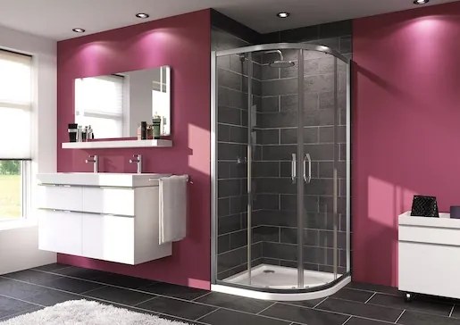 Sprchový kút čtvrtkruh 90x90 cm Hüppe Next 140604.069.322, 1 ks