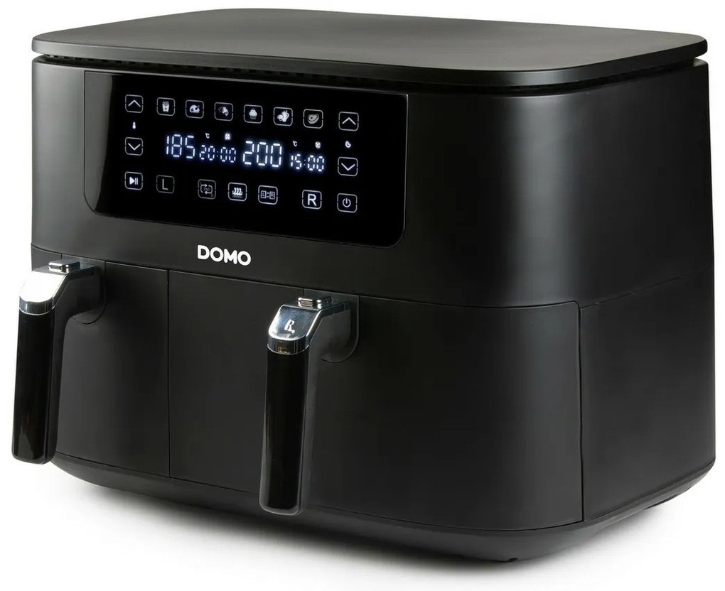 DOMO DO546FR digitálna dvojitá teplovzdušnáfritéza, 3+6 l