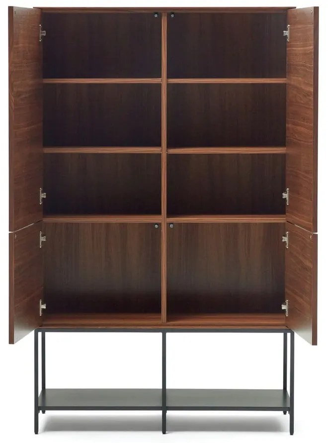 Skrinka v dekore orecha v prírodnej farbe 97,5x160 cm Vedrana – Kave Home