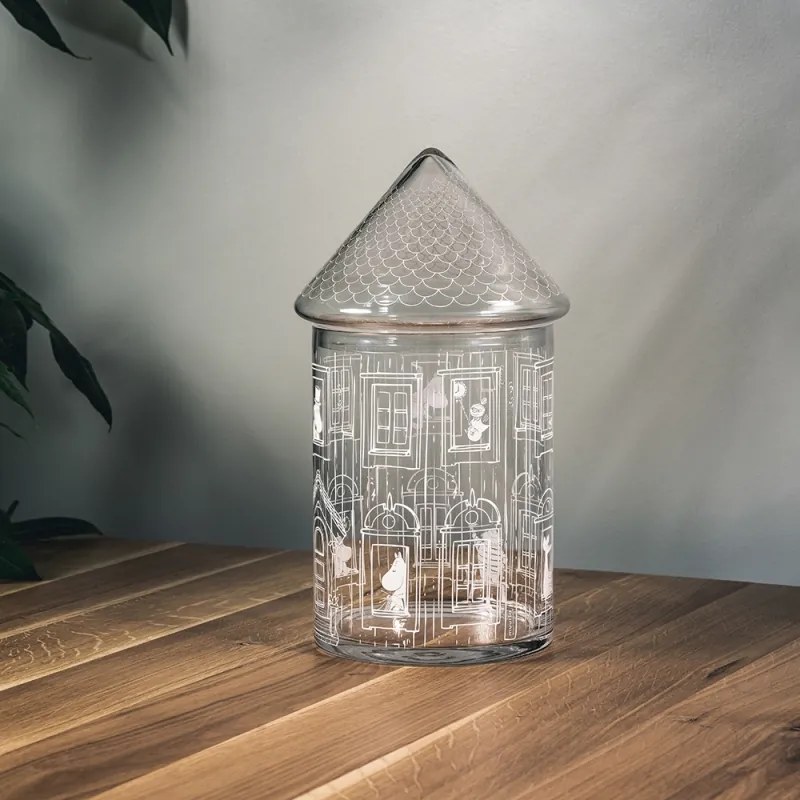 Sklenená dóza Moominhouse 30,5cm