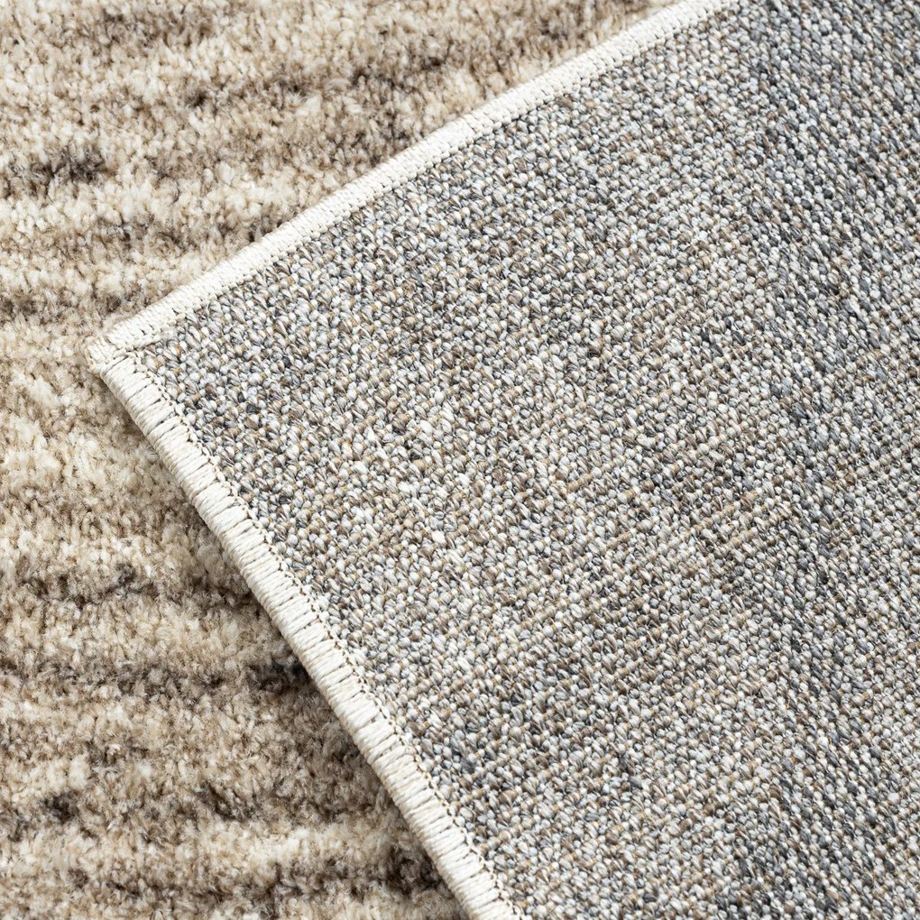 Dywany Łuszczów, Kusový koberec Fusion 9612 cream/beige, 140x190, béžová, kancelária