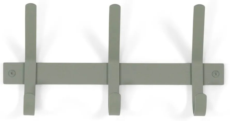 Zeleno-sivý kovový nástenný vešiak Dexter – Spinder Design