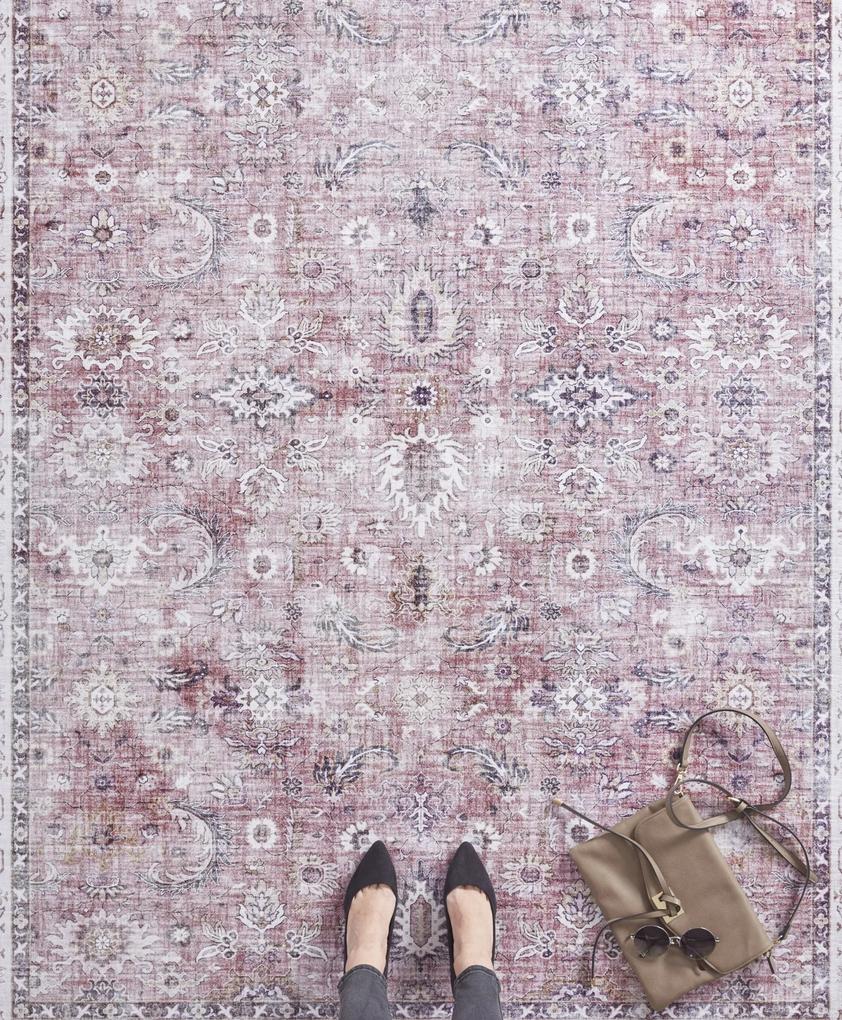 Nouristan - Hanse Home koberce Kusový koberec Asmar 104007 Raspberry / Red - 120x160 cm