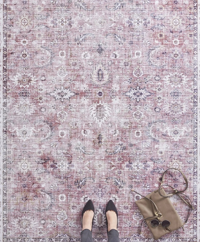 Nouristan - Hanse Home koberce Kusový koberec Asmar 104007 Raspberry / Red - 160x230 cm