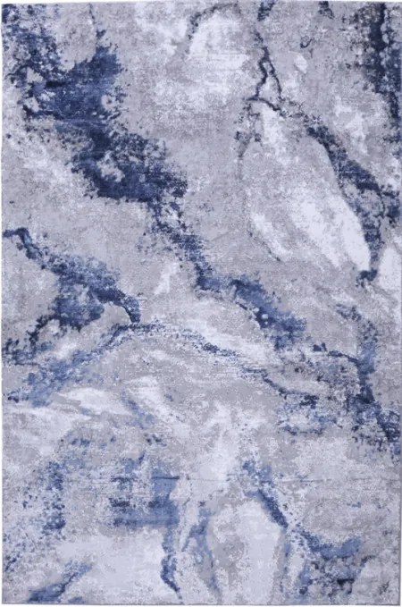 Koberec HOME 351 sivý / modrý