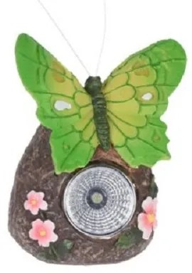 Motýľ Solar – zelený 11 cm