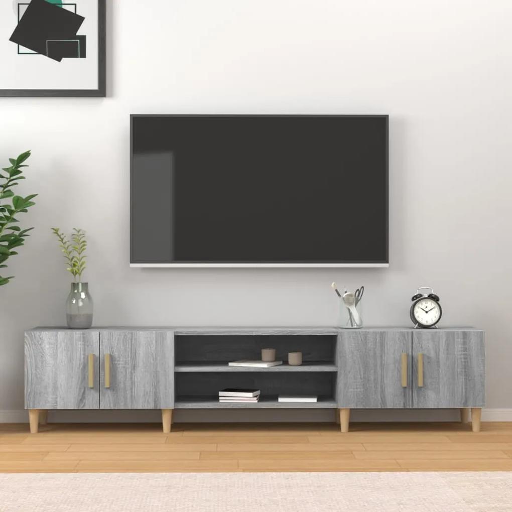 TV skrinka sivý dub sonoma 180x31,5x40 cm kompozitné drevo 816262