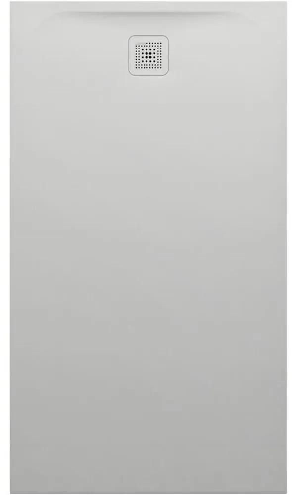 LAUFEN Pro obdĺžniková sprchová vanička z materiálu Marbond, odtok na kratšej strane, 1600 x 900 x 42 mm, svetlá šedá, H2139590770001