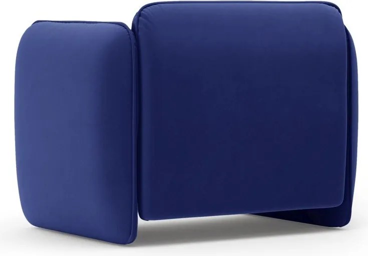 Modré zamatové kreslo Georgia – Micadoni