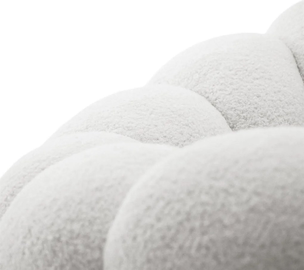 OTOČNÉ KRESLO FILIPPO S PODNOŽKOU BIELE