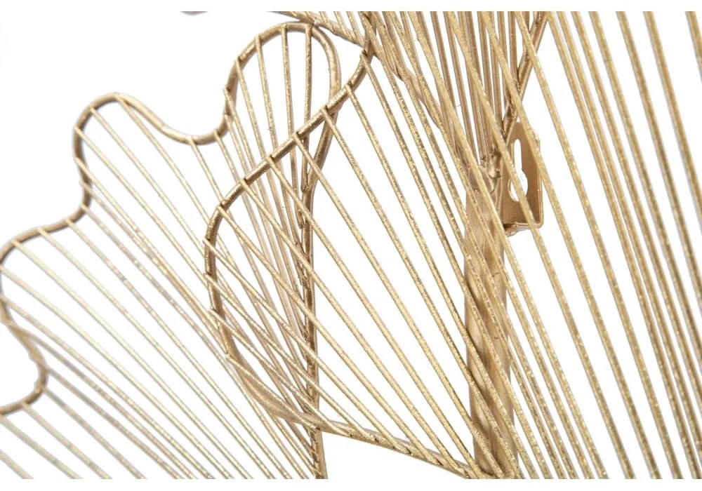 Kovová nástenná dekorácia 79x68 cm Leaf – Mauro Ferretti